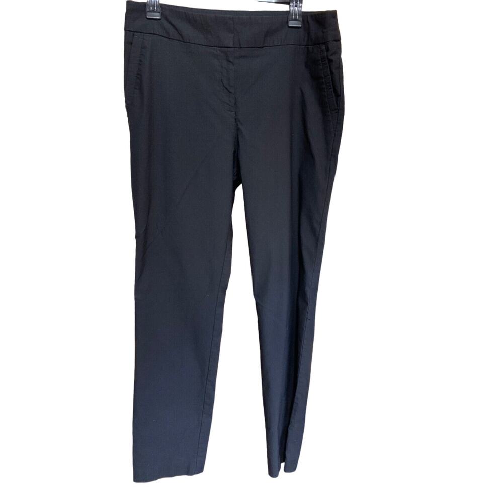 Worthington Women's Black Pants Size 12 Stretchy Wide Waistband 34"W 29"L‎